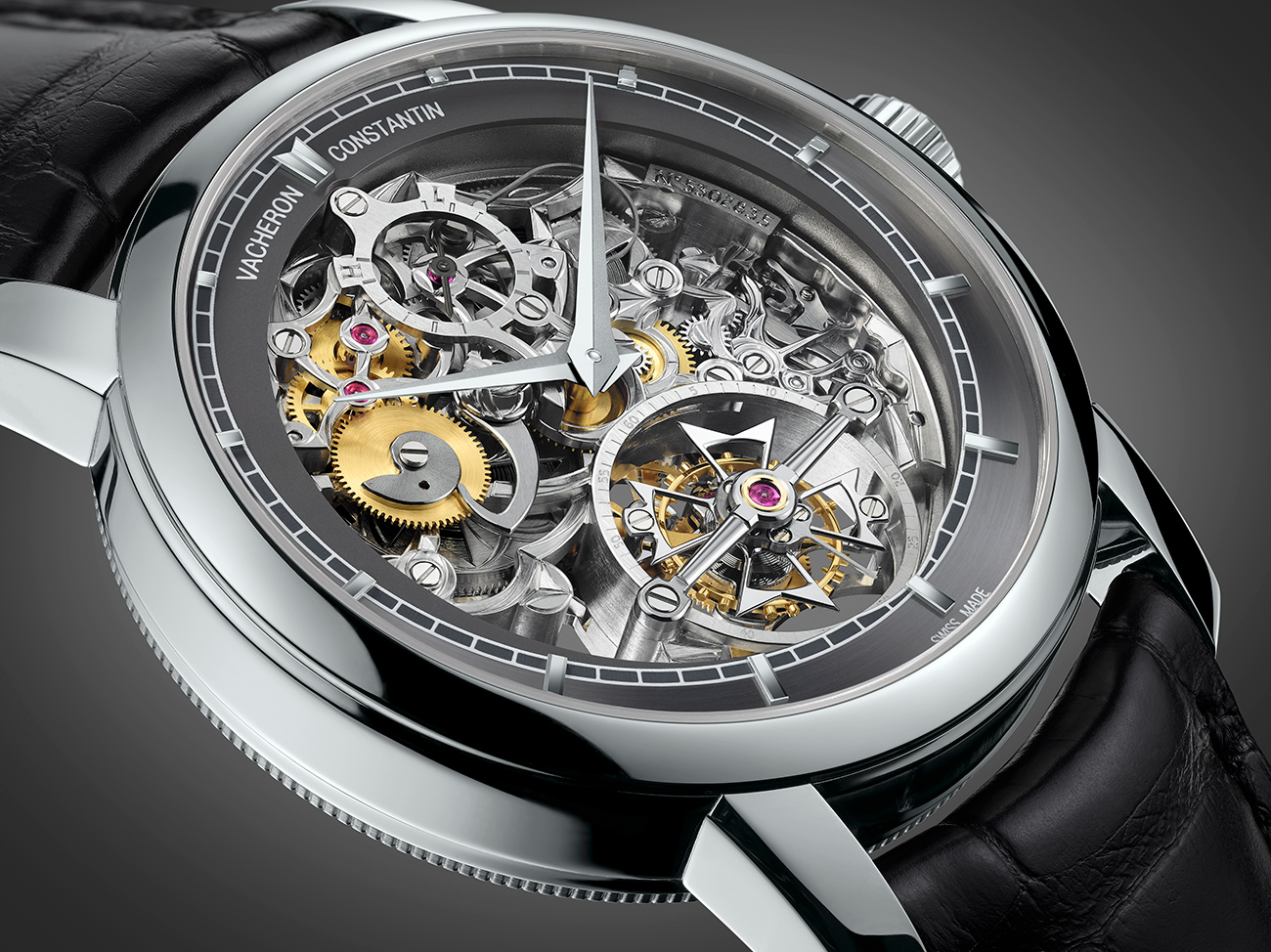 Механический скелетон. Vacheron Constantin швейцарские часы.